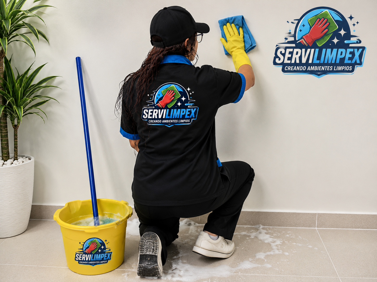 Equipo Servilimpex trabajando profesionalmente